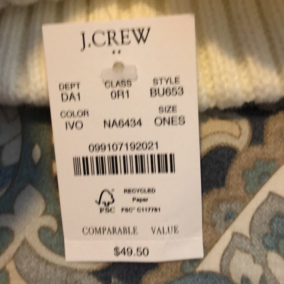 J. Crew Factory Cable Beanie - Picture 6 of 7